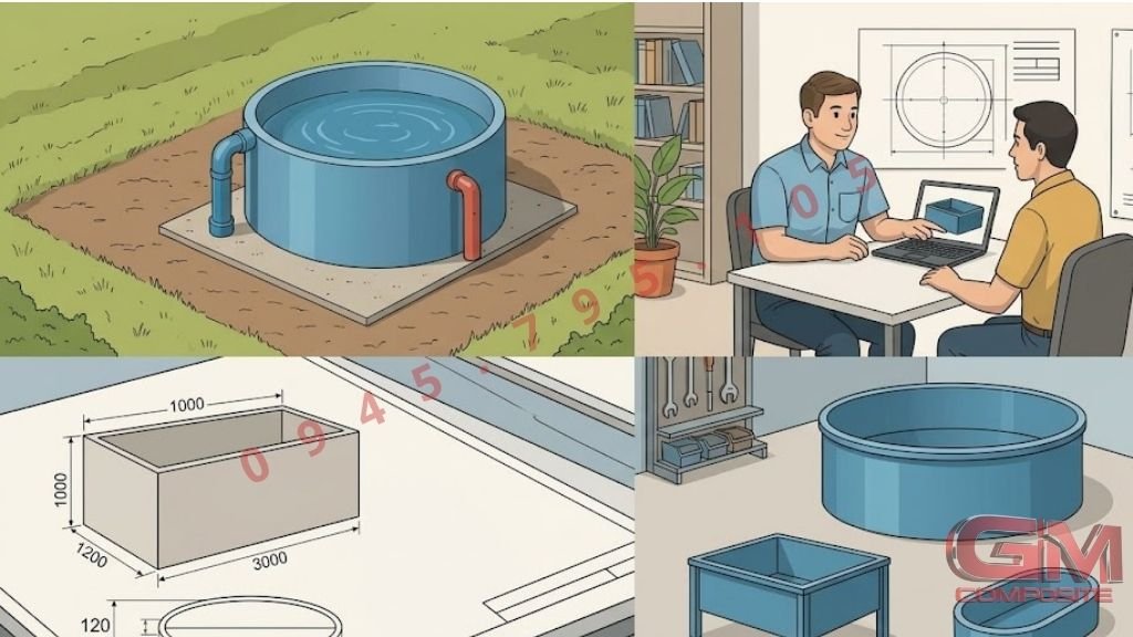 Tư Vấn Thiết Kế Hồ Composite FRP Theo Yêu Cầu