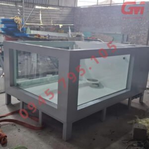 Bể Cá Lớn 3 Mặt Kính (230x150x81)
