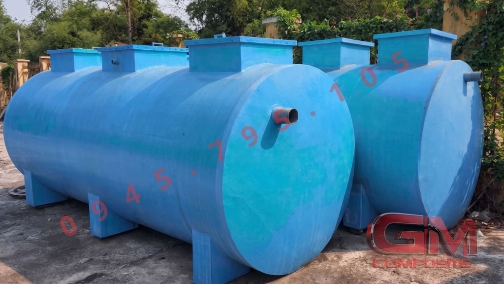 Cấu tạo các lớp của bồn tròn composite chứa hóa chất chống ăn mòn