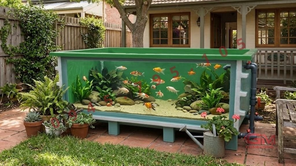 Bể cá koi composite đúc sẵn