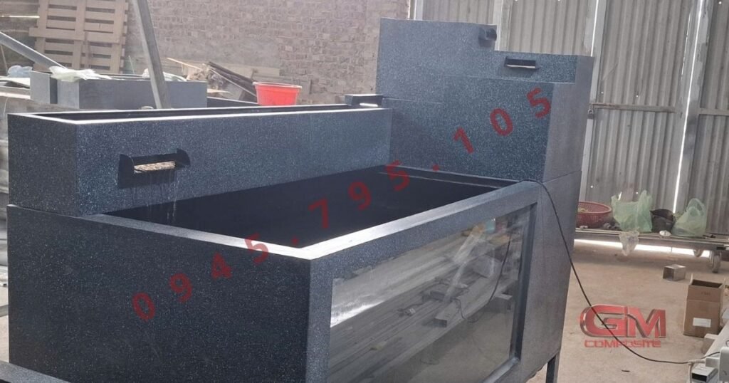 Báo giá Bể cá koi composite đúc sẵn