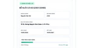 Bảo hành bồn bể composite frp giang minh