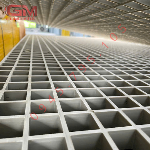 Sàn Thao Tác Grating Composite FRP 4 bề mặt chống trượt sàn grating frp composite