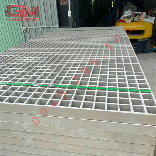 Sàn Thao Tác Grating Composite FRP 2 Tấm grating composite frp chịu lực