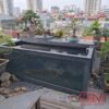 Hồ Cá Koi Lắp Ghép Sân Thượng - Vật Liệu Composite FRP 8 Hình ảnh tổng quan hồ cá Koi lắp ghép bằng vật liệu composite FRP đặt trên không gian sân thượng ngập nắng