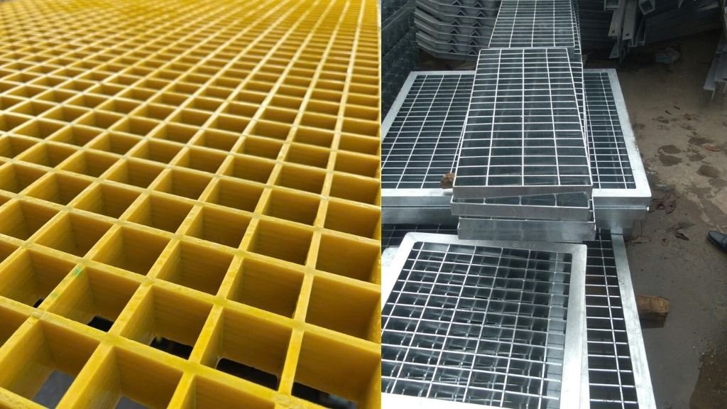 so sánh sàn thao tác grating composite và sàn Grating thép, duy trì tuổi thọ trên 15 năm