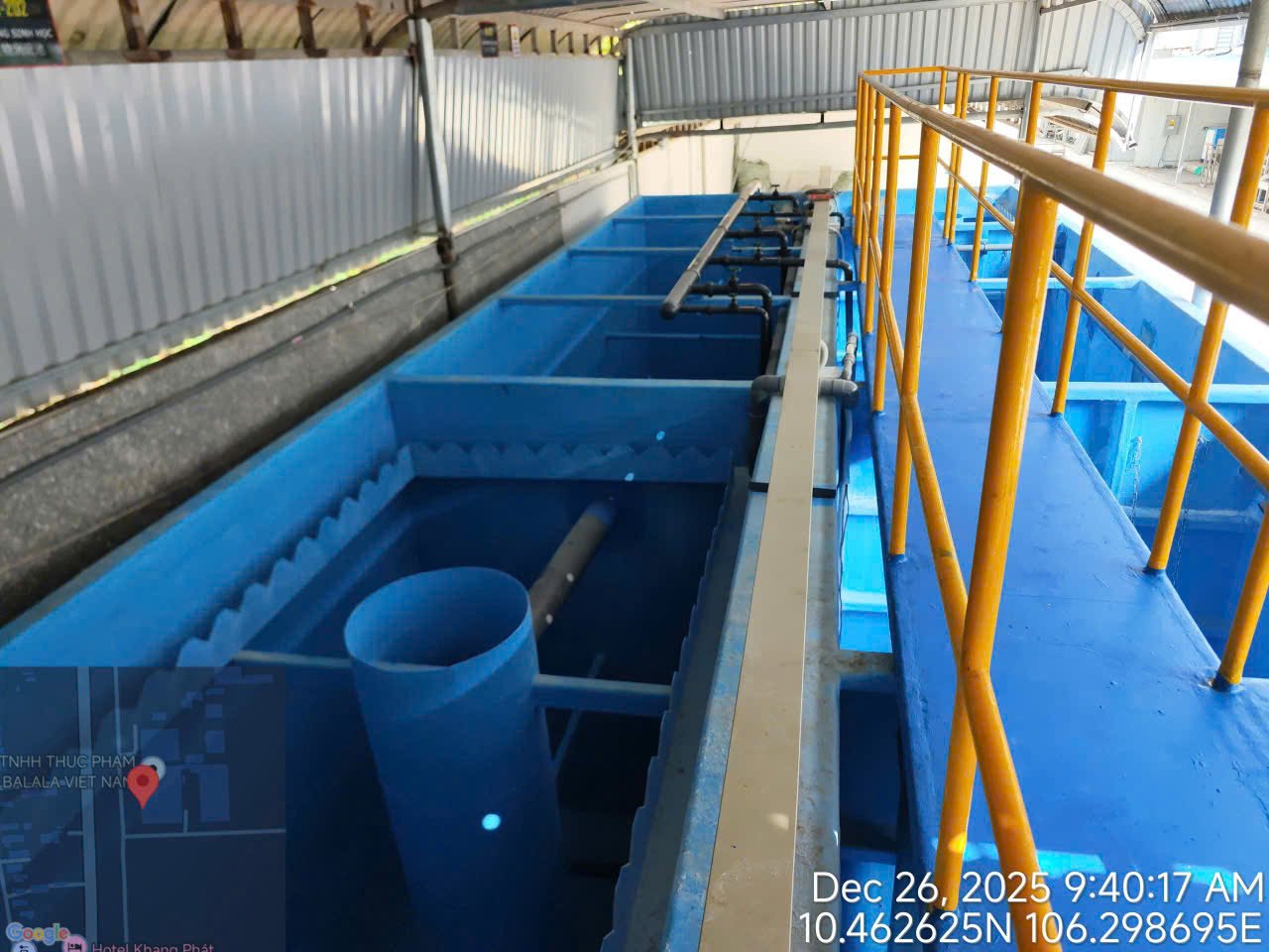Ứng dụng thi công sàn thao tác bằng nắp mương grating composite chống trượt tại hệ thống xử lý nước thải